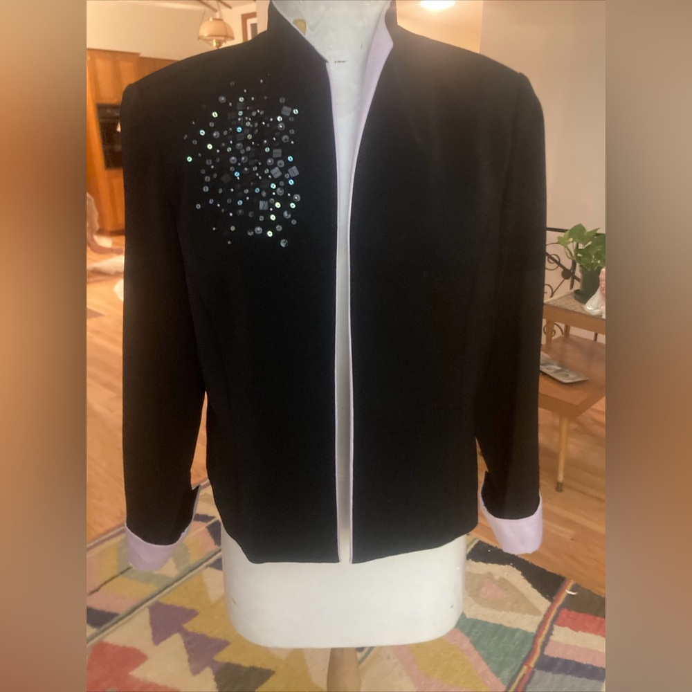Positive attitude women’s blazer vintage 80s